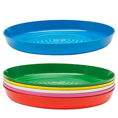 Image of IKEA Kids Plates, Assorted, 19 x 5 cm