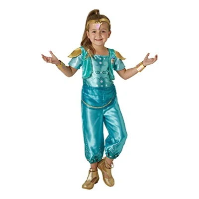 Image of Rubie&#039;s Official Shimmer and Shine Childs Costume Small Size 3 4 Years