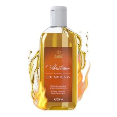 Image of Vibratissimo “Hot Moments Warming, Soothing Massage Oil, Erotic Love Oil 250ml
