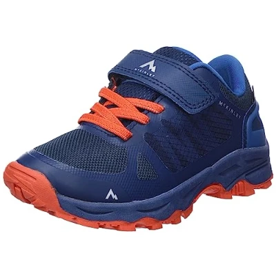 Image of McKinley Kansas II Aqb Trail Running Shoe, Blue Petrol/Red, 1 UK