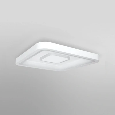 Image of LEDVANCE ORBIS RUMOUR SMART+ Wifi Luminaire, Ø 50cm, Dimmable Round LED Ceiling Luminaire For Indoor Use, 32W, Colour Temperature 2700 6500K, 3300 Lumen, 2 RGB Module, Design Luminaire,White