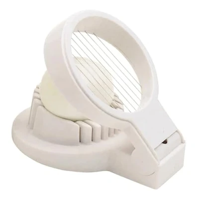 Image of KitchenCraft Egg Slicer, Multifunctional Cutter, Plastic with Stainless Steel Wire, 12 x 9 4 cm, White