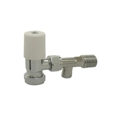 Image of Myson Matchmaster 15mm Lockshield Angle Chrome Drain Off MASTER15LACD