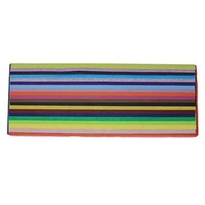Image of Bright Ideas 20 Assorted Colours, Sheets, 50cm X 76cm 17gsm Non Bleed and Acid Free, Stationery Cardstock Tissue Paper for Arts, Ideal Schools, Home Crafting Kids Scrapbooking