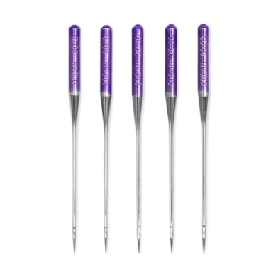 Image of Prym Sewing Machine Needles Microtex microfiber polyester neoprene 130/705 H M Steel, Silver, 130/70, No. 60 80 154940