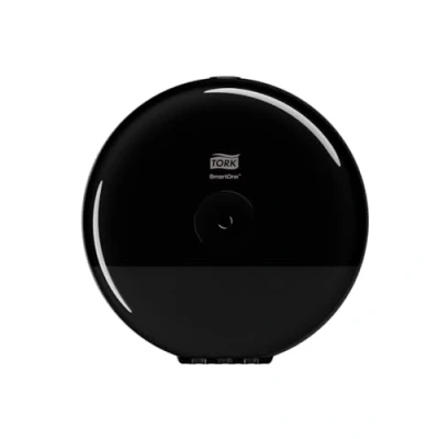 Image of Tork SmartOne Mini Toilet Paper Roll Wall Mounted Dispenser Black T9, High Capacity, Elevation Range, 681008