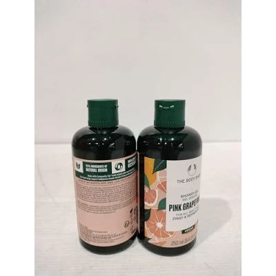 Image of The Body Shop Pink Grapefruit Vegan Shower Gel 250ml Twin Pack