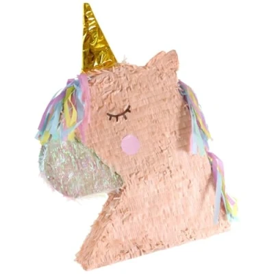 Image of Folat 68373 Pinata Unicorns &amp; Rainbows, 45 x 50 cm, Multi Coloured
