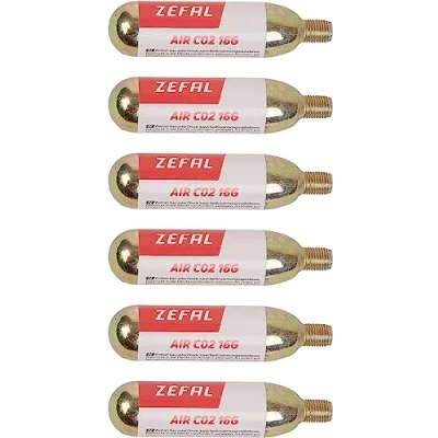 Image of Zefal Co2 Cartridge (Pack of 6) Gold, 16g
