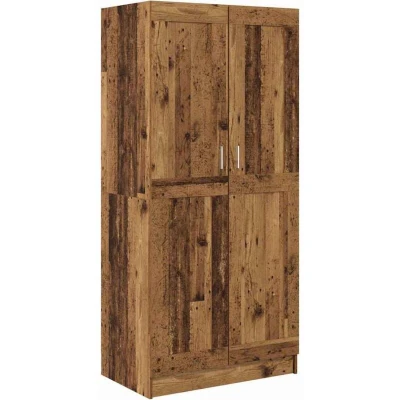 Image of vidaXL Wardrobe Old wood Engineered