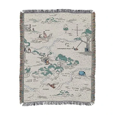 Image of Northwest Winnie The Pooh Woven Tapestry Throw Blanket, 48&quot; x 60&quot;, Hundred Acre Woods