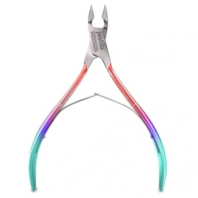 Image of JESTILO Professional Cuticle Nippers Stainless Steel Cutters and Removers, Best Nipper Scissors, Nail Care Trimmer Tool for Manicure Pedicure(Multicolor)