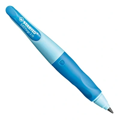 Image of STABILO EASYergo 3.15mm Mechanical Pencil Left Handed with Sharpener Light Blue/Dark Blue