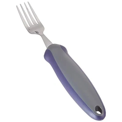 Image of Homecraft Newstead Utensils, Fork, Soft Comfortable Handle, Lightweight Ergonomic Dining Aid with Nonslip Easy Grip for Individuals Arthritis, Parkinson&#039;s disease, Neurological Impairments