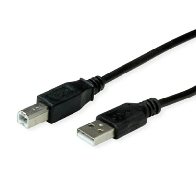 Image of ROLINE RM USB 2.0 Cable Type A B 0.8 m Black