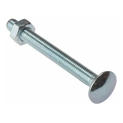 Image of Carriage Bolt &amp; Nut ZP M8 x 100mm Bag 10