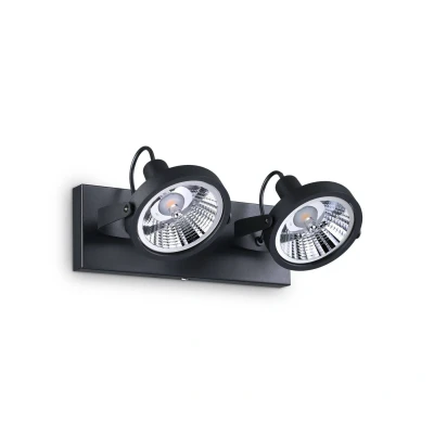 Image of Glim 2 Light Ceiling Black