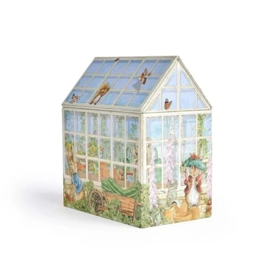 Image of Elite Gift Boxes Peter Rabbit Green House Tin