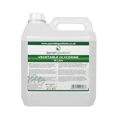 Image of Vegetable Glycerine 50 Litre Premium Quality Food Grade, Vegan, Non GMO, Natural Humectant, Fragrance Free Recyclable Container