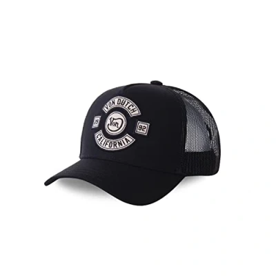 Image of Men&#039;s &amp; Women&#039;s Adjustable Trucker Cap, No Deformation, Casual and Athletic Fit, Black, One Size