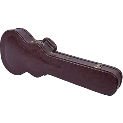 Image of Crossrock CRW620LBR Wooden Case for Les Paul Electric Guitars Brown (CRW620LBR)