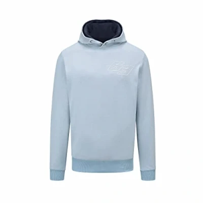 Image of Fuel For Fans Mercedes AMG Petronas, George Russell, hoodie, Silverstone 2022, Special Edition, pale blue, adult size, official merchandise (Large)