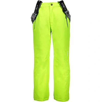 Image of CMP KID Salopette Unisex Snow pants for kids, Size: 12y, Yellow fluo