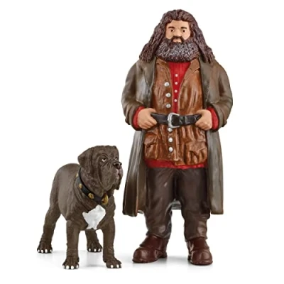 Image of schleich 42638 Hagrid and Fang, from 6 years WIZARDING WORLD Figurine, 8 x 11.5 13 cm