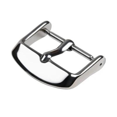 Image of Archer Watch Straps Stainless Steel PVD Replacement Buckle (Polished Stainless, 20mm)
