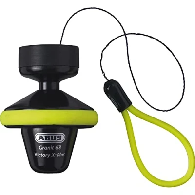 Image of ABUS Motorbike Granit Victory XPLUS 68 III Black / Yellow SRA approved