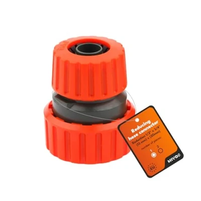 Image of MIVOS Hose Connector 1/2&quot; to 3/4&quot; Reducing Garden Water Repair (13mm) by (19mm) Made in The EU