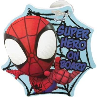 Image of Marvel Spidey Baby On Board Spider Web Suction Cup