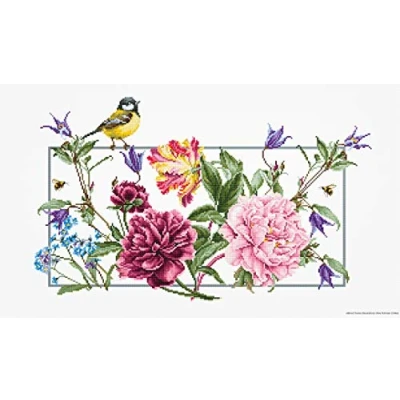 Image of LUCAS Cross Stitch kit, Cotton, Multicoloured, 41,5x25cm