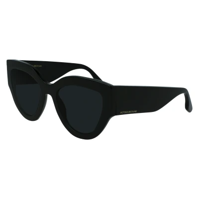 Image of Victoria Beckham Woman VB628S 1 Sunglasses Acetate Black Grey Cat Eye Photochromatic