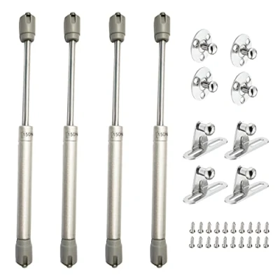 Image of ZFYQ Hydraulic Gas Struts for Door Cabinet Furniture Kitchen Damper Hinged 150N/15kg Pack of 4