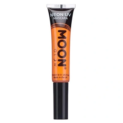 Image of Moon Glow Neon UV Mascara Orange Bright Colour, Glows under Lighting Make up