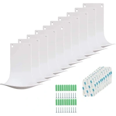 Image of ANUBE Drip Tray for Automatic Soap Dispenser, Wall Mount and Hand Sanitizer Dispenser Stand,Soap Bracket, Prevent Dripping Spraying (10 pcs)
