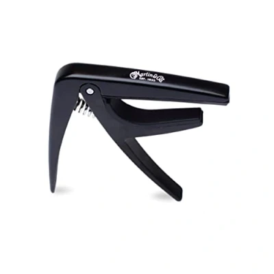 Image of Martin 18A0123 Guitar Capo, Adjustable Capo for Acoustic, Classic, and Electric Guitars, Black