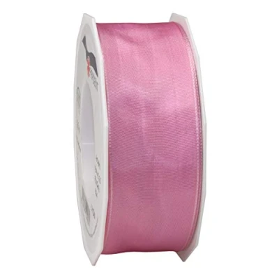 Image of Präsent Lyon Wired Taffeta Ribbon Peony 40 mm Width, 25 m Length