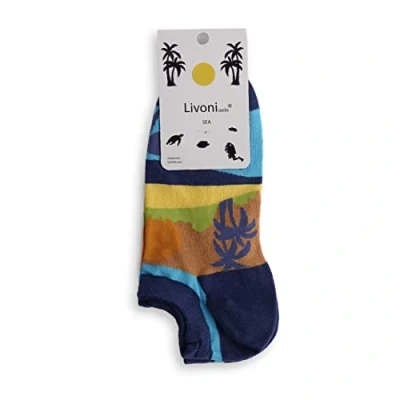 Image of Livoni Sea Sight Low Socks 43 46, Multi Coloured, L