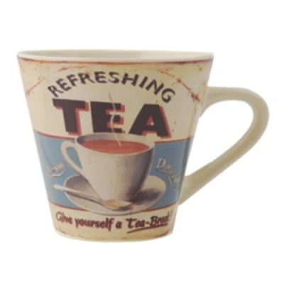 Image of Martin Wiscombe Stoneware Large Refreshing Tea Mug, Assorted