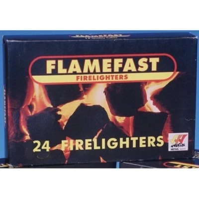 Image of Flamefast Firelighters 24 x packs =576 lighters for log fires stoves burners