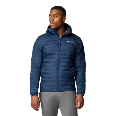 Image of Columbia Men&#039;s Silver Falls 2 Hooded Jacket, Puffer Collegiate Navy, XL