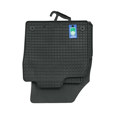 Image of PETEX 65310 Rubber Car Floor Mats, Black