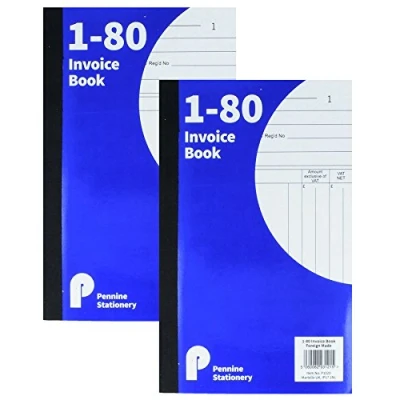 Image of 2X Invoice Duplicate Books A5 Size Ideal for Business/Office Use