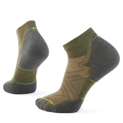Image of Smartwool Run Targeted Cushion Ankle Socks, Winter Moss, Medium