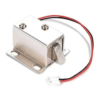 Image of Dc 12V Solenoid Electromagnetic Electric Lock Widely Used Door Cabinet Drawer Access Control for Safety Intelligent