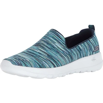Image of Skechers Women&#039;s Go Walk Joy 15615 Sneaker, Navy/Multi, 7.5 UK