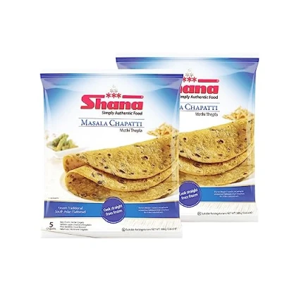 Image of Shana Masala Chappati 300G Flatbread Ready to Eat Fresh Indian Origin Pack Of 2
