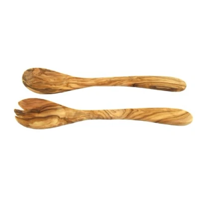 Image of D.O.M. Salad Servers Made of Olive Wood 30cm